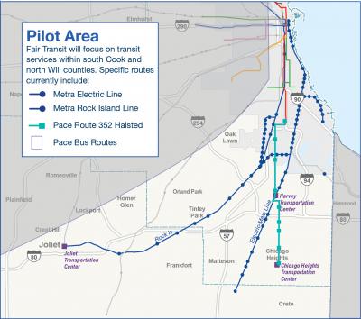 Pilot Area map