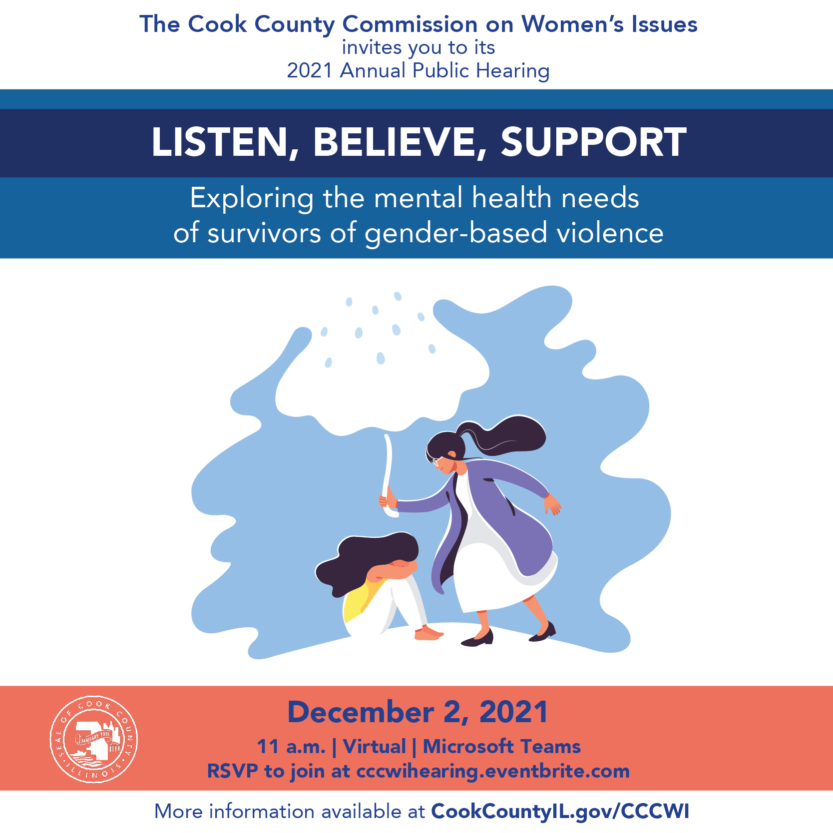 Listen, Believe, Support: Exploring the mental health needs of survivors of gender-based violence