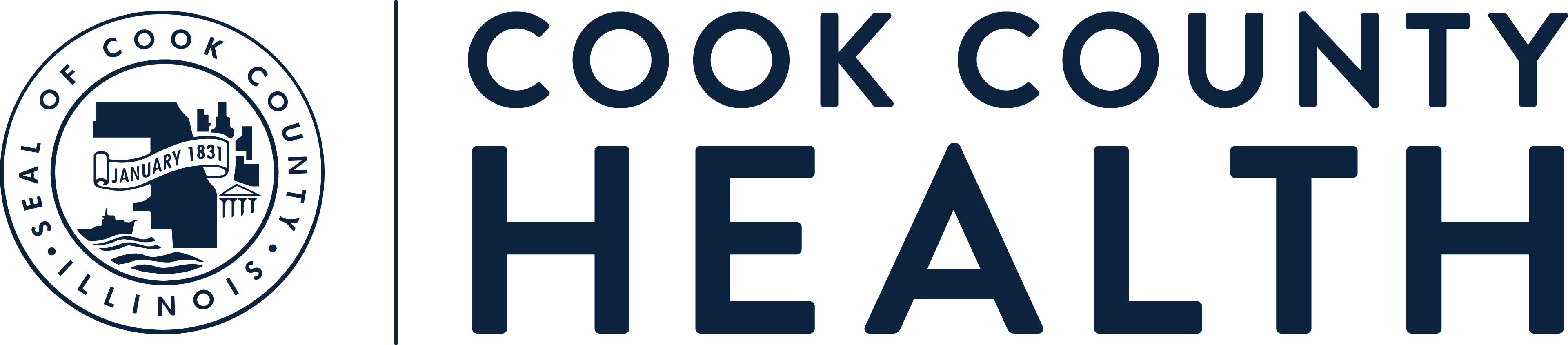 Cook County Health Navy logo