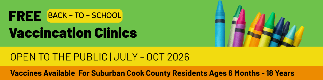 Free Back to School Vaccination Clinics Open to the Public July - October 2026