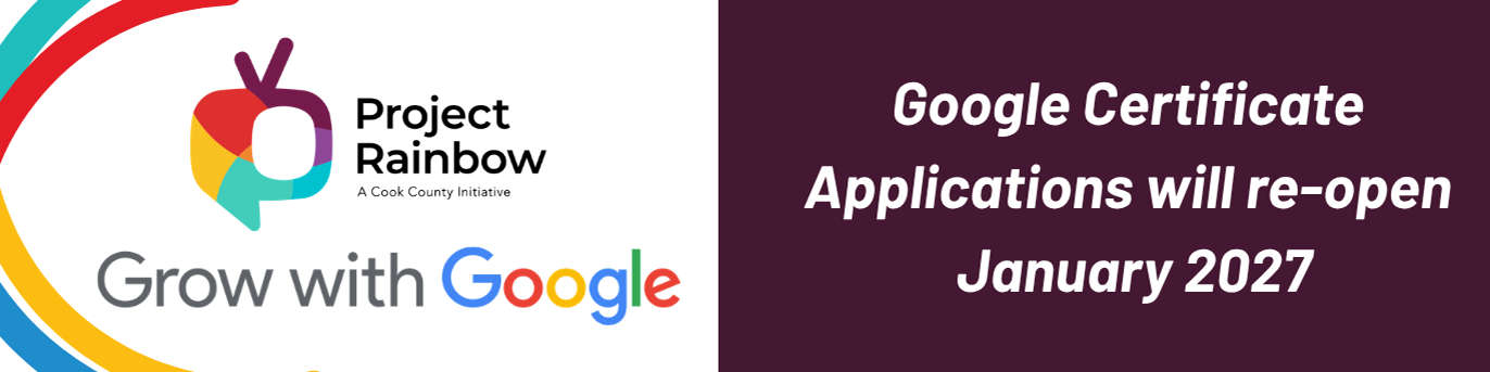 Project Rainbow Grow with Google applications will re-open in January 2027