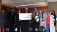 President Preckwinkle, Dr. Shannon Stress Gun Violence as a Public Health Crisis Cook County Board President Toni Preckwinkle and Cook County Health & Hospitals System (CCHHS) CEO Dr. Jay Shannon today joined other elected officials, medical professionals and advocates in endorsing the statement by the American Medical Association
