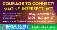 Courage to Connect Event Graphic