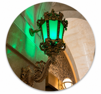 Green light on display at City Hall